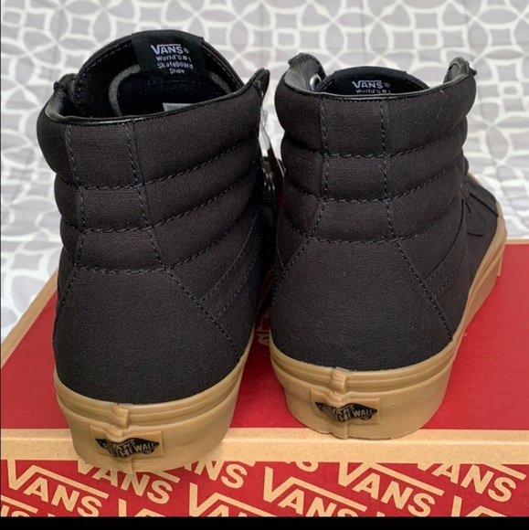 VANS SK8-Hi REISSUE CANVAS GUM BLACK/LGHTGM MEN’s - Picture 4 of 16